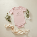 Organic Cotton Baby Onesie | Soft Pastel Print | 3–18M